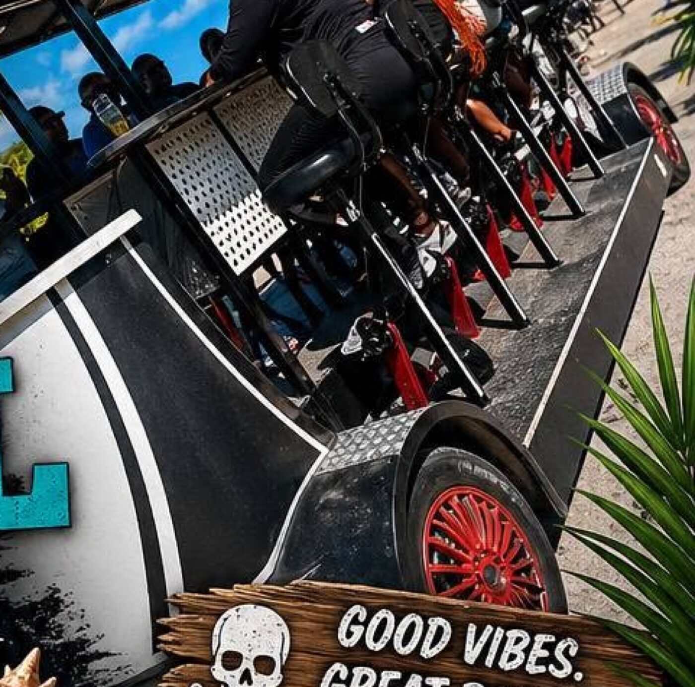 The Pedal Pirates pub on wheels